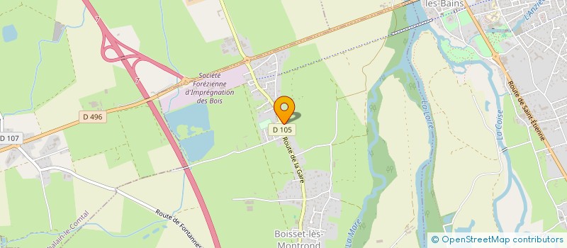 localisation de l'entreprise MONSIEUR FLORIAN DARRAS  BOISSET-LES-MONTROND