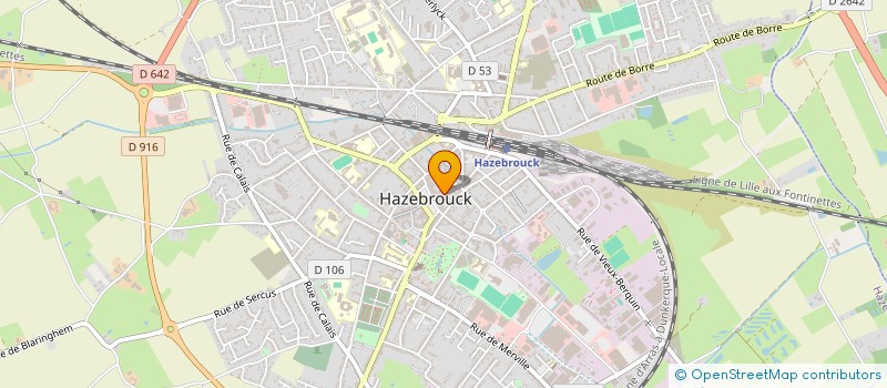 localisation de l'entreprise MONSIEUR FLORIAN DAUDUS  HAZEBROUCK