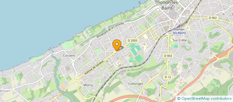 localisation de l'entreprise MONSIEUR FLORIAN DAUFES à THONON-LES-BAINS