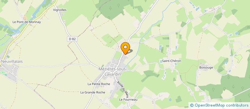 localisation de l'entreprise MONSIEUR FLORIAN DAVID  MEZIERES-SOUS-LAVARDIN