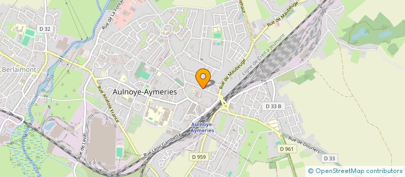 localisation de l'entreprise MONSIEUR FLORIAN DE VONDEL  AULNOYE-AYMERIES