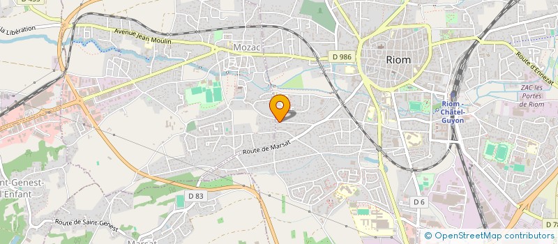 localisation de l'entreprise MONSIEUR FLORIAN DEFILIPPI  CLERMONT-FERRAND