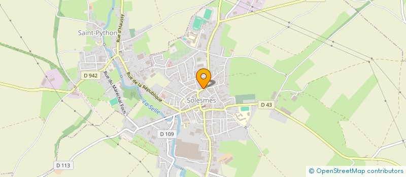 localisation de l'entreprise MONSIEUR FLORIAN DEHOLLAIN  SOLESMES