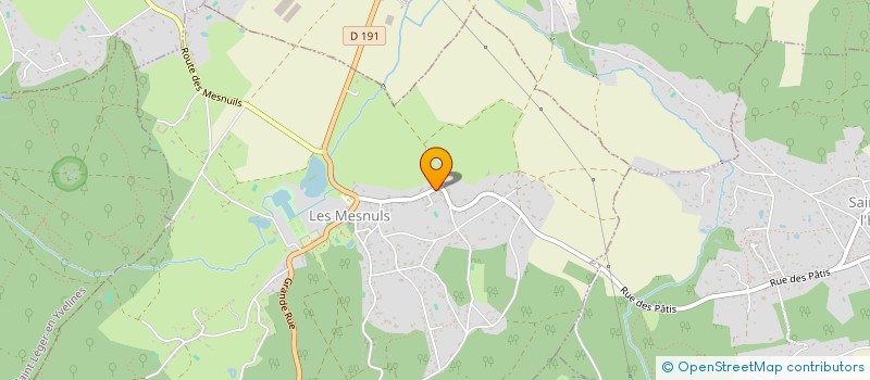 localisation de l'entreprise MONSIEUR FLORIAN DELAVEAU  LES MESNULS