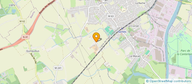 localisation de l'entreprise MONSIEUR FLORIAN DELCROIX  SANTES