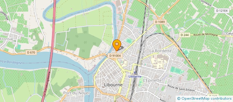 localisation de l'entreprise MONSIEUR FLORIAN DELINIERS  LIBOURNE