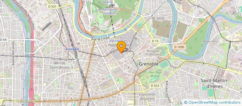 localisation de l'entreprise MONSIEUR FLORIAN DELLA GLORIA à GRENOBLE