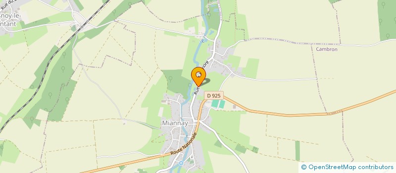 localisation de l'entreprise MONSIEUR FLORIAN DELLIER  MIANNAY