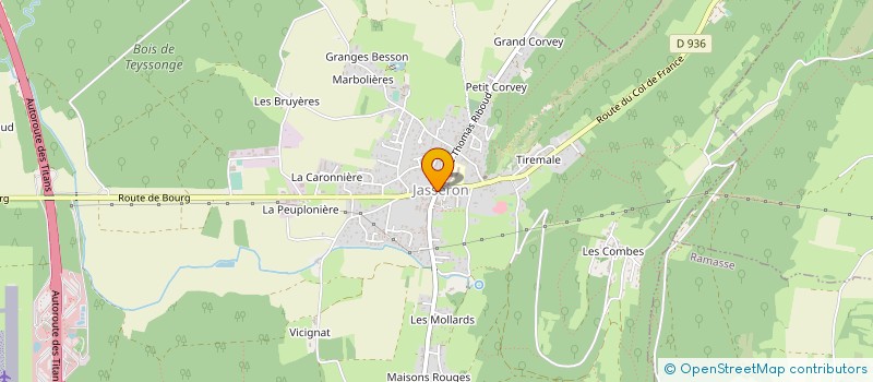 localisation de l'entreprise MONSIEUR FLORIAN DELRIEU à JASSERON