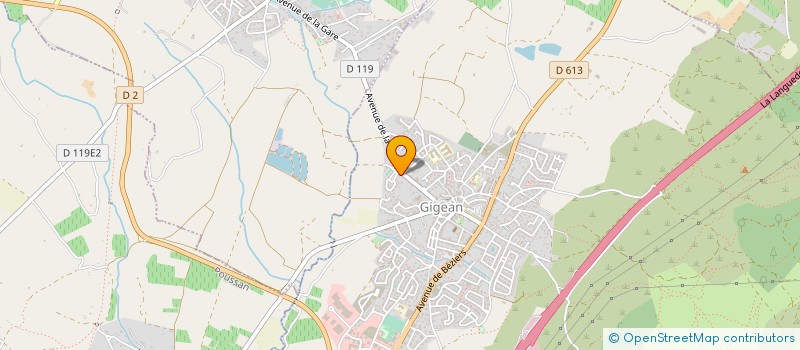 localisation de l'entreprise MONSIEUR FLORIAN DELTHEIL  GIGEAN