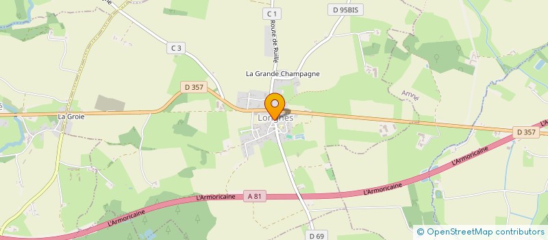 localisation de l'entreprise MONSIEUR FLORIAN DENIAU  LONGNES