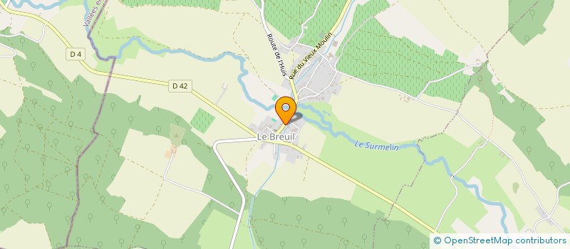 localisation de l'entreprise MONSIEUR FLORIAN DEPIT à LE BREUIL