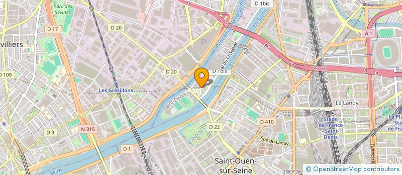 localisation de l'entreprise MONSIEUR FLORIAN DERVILLIER  L'ILE-SAINT-DENIS