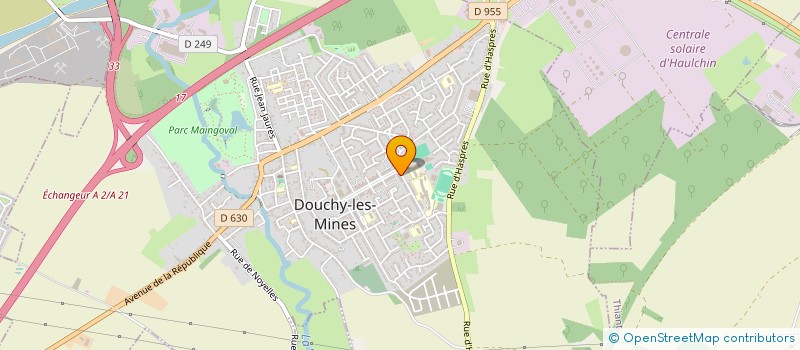 localisation de l'entreprise MONSIEUR FLORIAN DERYCKER  DOUCHY-LES-MINES