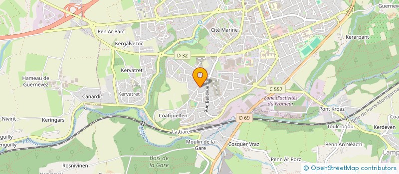 localisation de l'entreprise MONSIEUR FLORIAN DESBANS à LANDIVISIAU