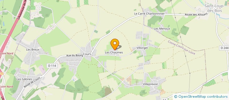 localisation de l'entreprise MONSIEUR FLORIAN DESGROISILLES à COSNE COURS SUR LOIRE