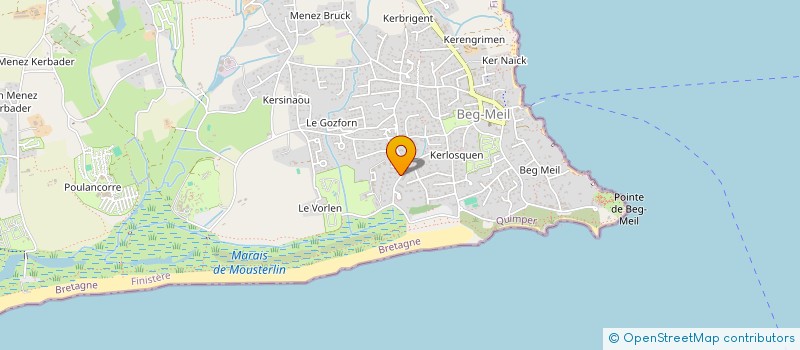 localisation de l'entreprise MONSIEUR FLORIAN DESGRUGILLERS  FOUESNANT