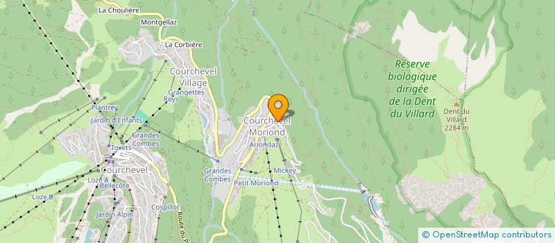 localisation de l'entreprise MONSIEUR FLORIAN DESIRE à COURCHEVEL