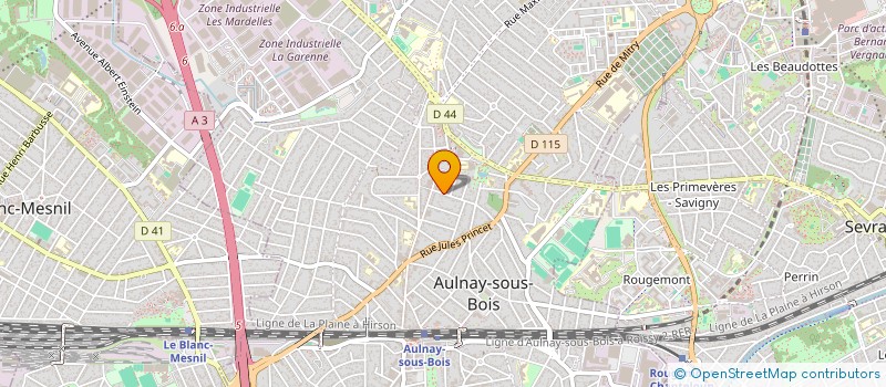 localisation de l'entreprise MONSIEUR FLORIAN DESLANCES à AULNAY-SOUS-BOIS