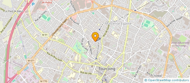 localisation de l'entreprise MONSIEUR FLORIAN DESQUIN  TOURCOING