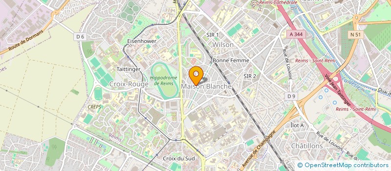 localisation de l'entreprise MONSIEUR FLORIAN DEVARAINE  REIMS