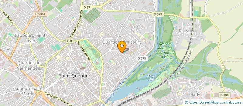 localisation de l'entreprise MONSIEUR FLORIAN DHENRY à SAINT-QUENTIN