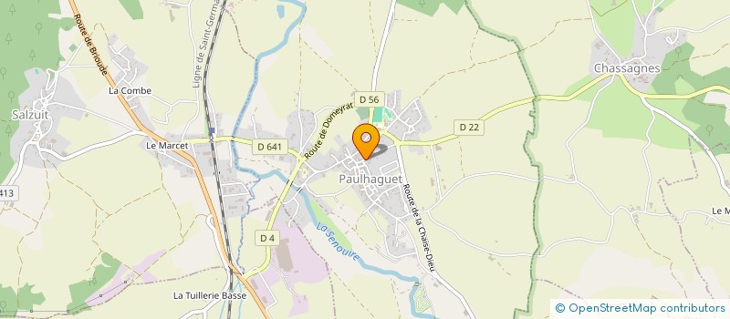 localisation de l'entreprise MONSIEUR FLORIAN DIOT  PAULHAGUET