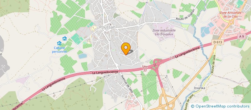 localisation de l'entreprise MONSIEUR FLORIAN DISTEFANO  POUSSAN