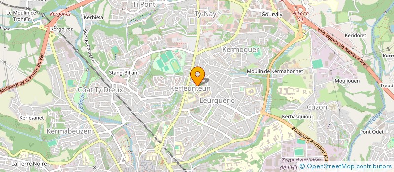 localisation de l'entreprise MONSIEUR FLORIAN DOARE à QUIMPER