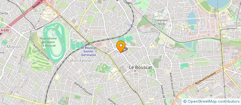 localisation de l'entreprise MONSIEUR FLORIAN DOMECQ  LE BOUSCAT