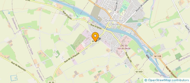 localisation de l'entreprise MONSIEUR FLORIAN DOMERGUE à QUESNOY-SUR-DEULE