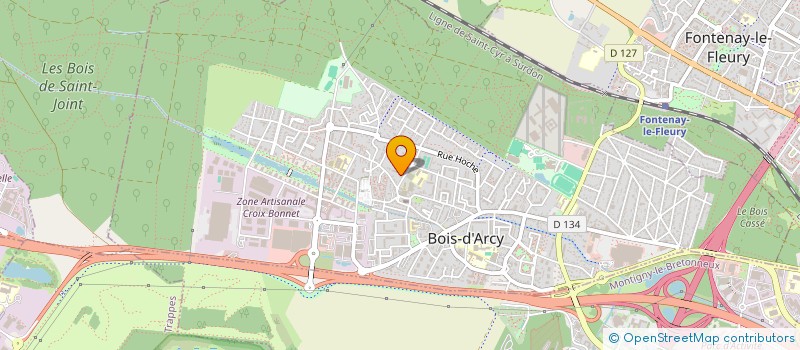 localisation de l'entreprise MONSIEUR FLORIAN DONDELINGER  BOIS-D'ARCY