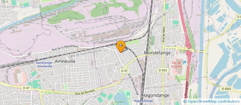 localisation de l'entreprise MONSIEUR FLORIAN DORSCHNER  HAGONDANGE