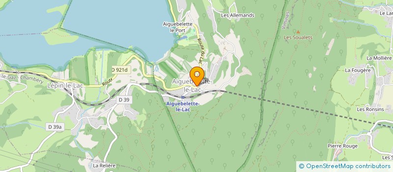 localisation de l'entreprise MONSIEUR FLORIAN DOS SANTOS  AIGUEBELETTE-LE-LAC