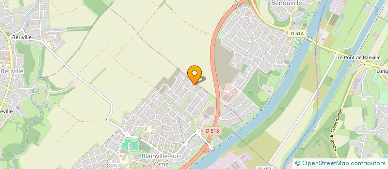 localisation de l'entreprise MONSIEUR FLORIAN DOURLENT  BLAINVILLE-SUR-ORNE