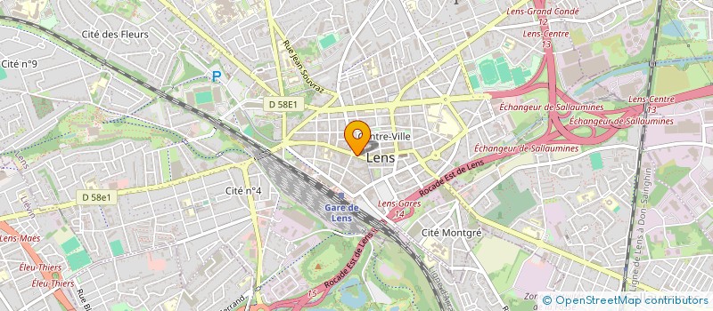 localisation de l'entreprise MONSIEUR FLORIAN DRUELLE  LENS