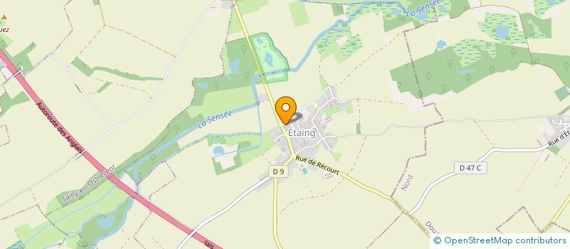 localisation de l'entreprise MONSIEUR FLORIAN DUBOIS  ETAING