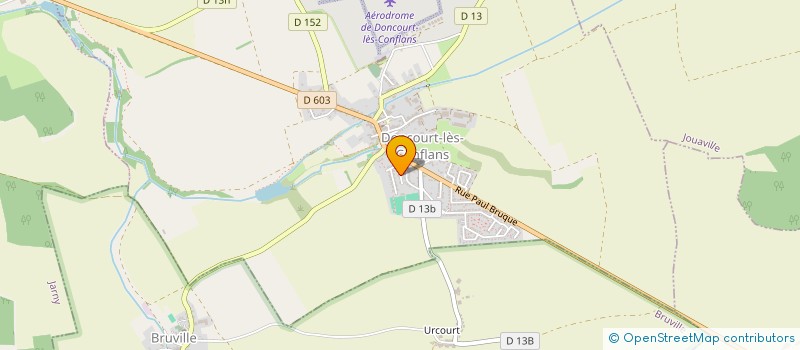 localisation de l'entreprise MONSIEUR FLORIAN DUBOIS  DONCOURT-LES-CONFLANS