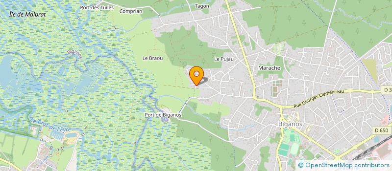 localisation de l'entreprise MONSIEUR FLORIAN DUBOURG à BIGANOS
