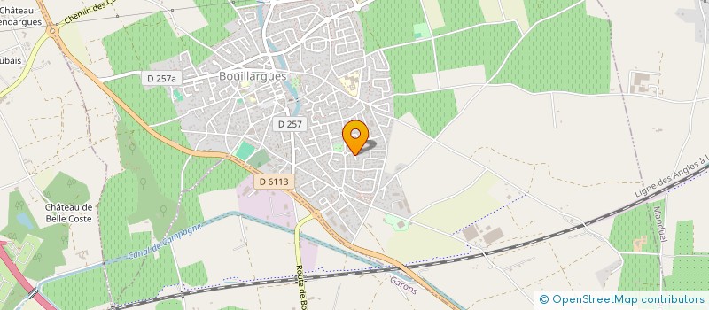 localisation de l'entreprise MONSIEUR FLORIAN DUCLOS  BOUILLARGUES