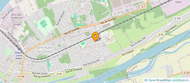localisation de l'entreprise MONSIEUR FLORIAN DUFILS  SAINT-AUBIN-LES-ELBEUF