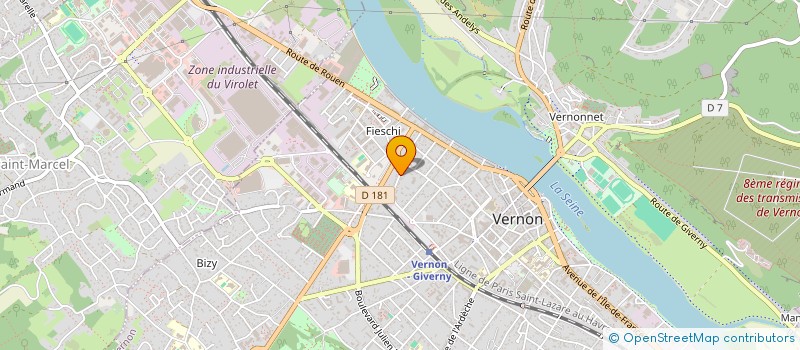 localisation de l'entreprise MONSIEUR FLORIAN DUGUE à VERNON