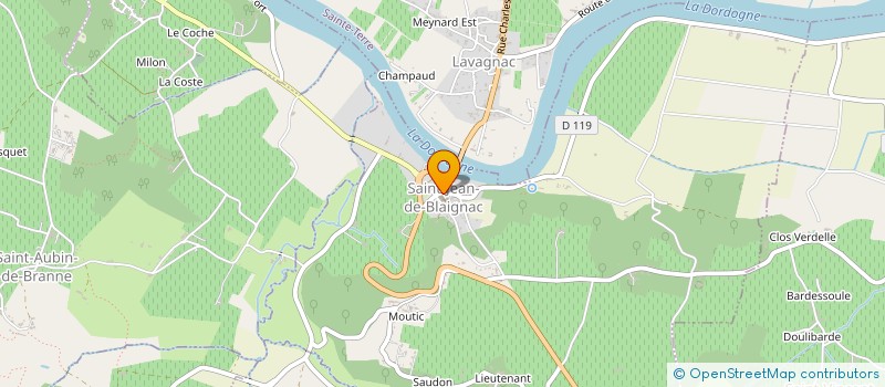 localisation de l'entreprise MONSIEUR FLORIAN DULONG  SAINT-JEAN-DE-BLAIGNAC