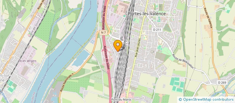 localisation de l'entreprise MONSIEUR FLORIAN DUMAS-TEMPLIER  PORTES-LES-VALENCE