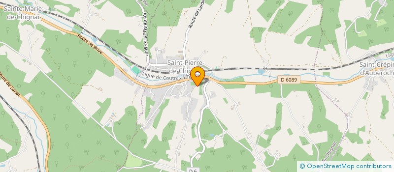 localisation de l'entreprise MONSIEUR FLORIAN DUMONTEIL  SAINT-PIERRE-DE-CHIGNAC