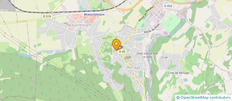 localisation de l'entreprise MONSIEUR FLORIAN DUQUENNE  RENAGE