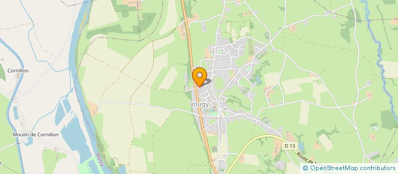 localisation de l'entreprise MONSIEUR FLORIAN DURANTET  VOUGY