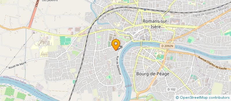 localisation de l'entreprise MONSIEUR FLORIAN DUSSAIX  ROMANS-SUR-ISERE