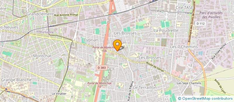 localisation de l'entreprise MONSIEUR FLORIAN DUSSART  VILLEURBANNE