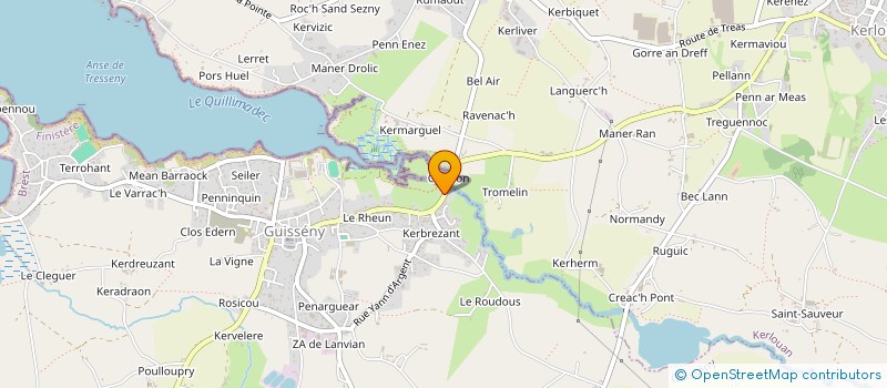 localisation de l'entreprise MONSIEUR FLORIAN EFFLAM  GUISSENY